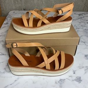 NEW NWT Lucky Brand Sandals Platform 10M Women's